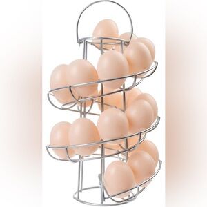 Egg Skelter Deluxe Modern Spiraling Dispenser Rack